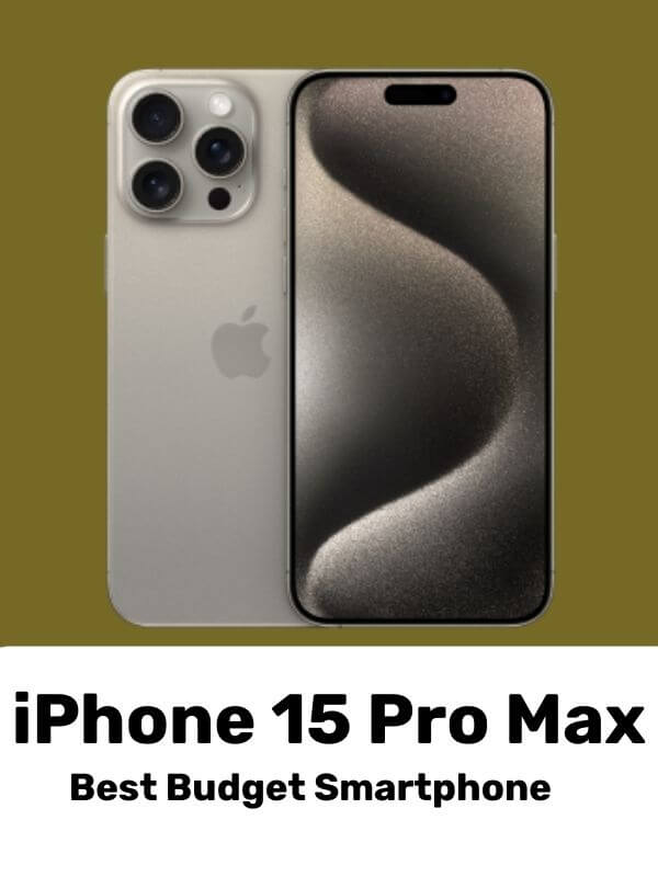 iPhone 15 pro max smartphone